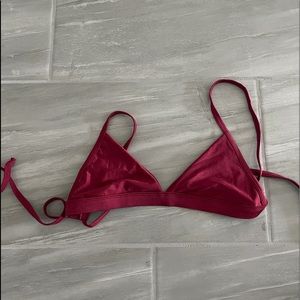 Kulani Kinis maroon triangle bikini top medium